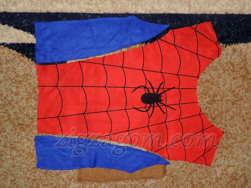 Как сшить костюм человека паука фото